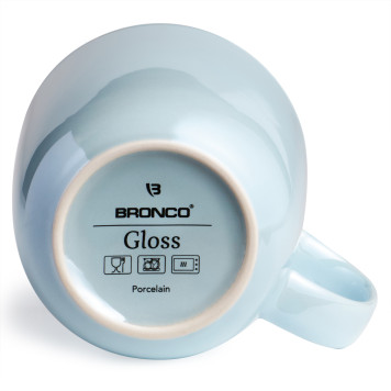 Набор кружек "GLOSS" 2 шт. 400 мл микс BRONCO 407-135-1-5