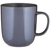 Кружка "GLOSS" 400 мл серая (мал=4шт/кор=24шт.) BRONCO 407-136