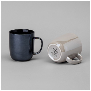 Набор кружек "GLOSS" 2 шт. 400 мл микс BRONCO 407-137-1-2