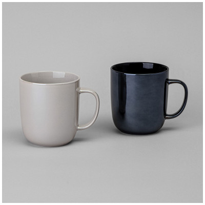 Набор кружек "GLOSS" 2 шт. 400 мл микс BRONCO 407-137-1