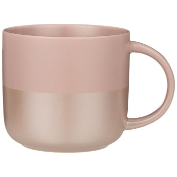 Кружка " VELOUR" 440 мл лиловая (мал=4шт./кор=24шт.) BRONCO 407-139