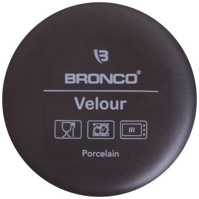 Кружка " VELOUR" 440 мл черная (мал=4шт./кор=24шт.) BRONCO 407-140-1