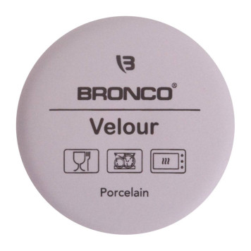 Кружка " VELOUR" 400 мл серая (мал=4шт./кор=24шт.) BRONCO 407-141-1