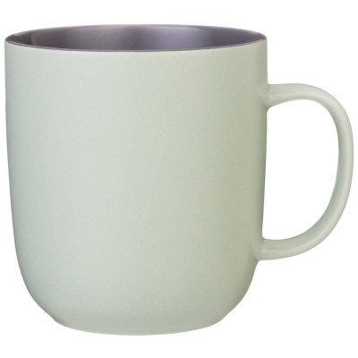 Кружка " VELOUR" 400 мл мятная (мал=4шт./кор=24шт.) BRONCO 407-143