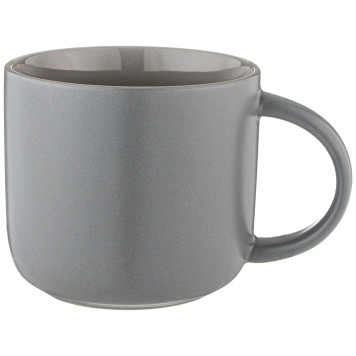 Кружка " VELOUR" 440 мл темно-серая (мал=4шт./кор=24шт.) BRONCO 407-149