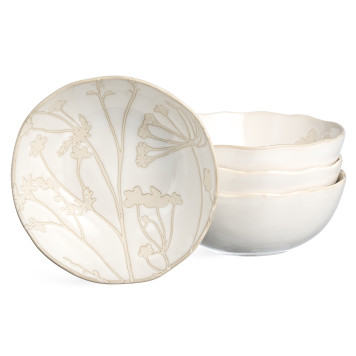 Набор салатников "FIELD" 4 шт. 17*6,5 см 750 мл (кор=6наб.) BRONCO 409-214