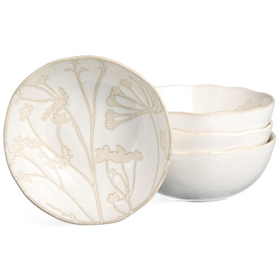 Набор салатников "FIELD" 4 шт. 17*6,5 см 750 мл (кор=6наб.) BRONCO 409-214