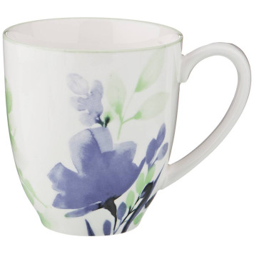 Кружка "AQUARELLE" 400 мл голубой (кор=32шт.) BRONCO 410-107