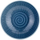 Тарелка суповая "MIRAGE" 19 см синяя (мал.уп.2 шт/кор=24шт.) BRONCO 410-124