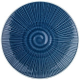 Тарелка обеденная "MIRAGE" 26,5 см синяя (мал.уп.2 шт/кор=16шт.) BRONCO 410-128