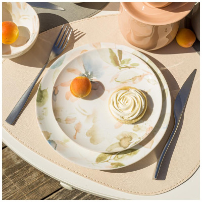 Тарелка обеденная " AQUARELLE" 27 см (мал.уп.=2шт./кор=24шт.) BRONCO 410-131-1