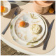 Тарелка обеденная " AQUARELLE" 27 см (мал.уп.=2шт./кор=24шт.) BRONCO 410-131