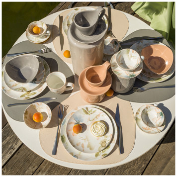 Тарелка обеденная " AQUARELLE" 27 см (мал.уп.=2шт./кор=24шт.) BRONCO 410-131-3