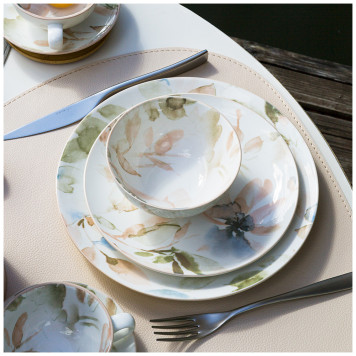 Салатник " AQUARELLE" 12, 5*6 см (мал.уп.=2шт./кор=72шт.) BRONCO 410-133-4