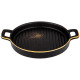 Тарелка с ручками "MIDNIGHT GOLD" 20,5*16*2,5 см (кор=48шт.) BRONCO 42-368