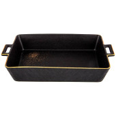 Блюдо для запекания "MIDNIGHT GOLD" 35*21,5*6,5 см 2900 мл (кор=6шт.) BRONCO 42-376