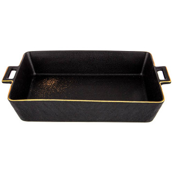 Блюдо для запекания "MIDNIGHT GOLD" 35*21,5*6,5 см 2900 мл (кор=6шт.) BRONCO 42-376