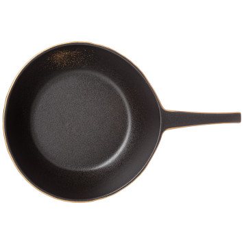 Блюдо с ручкой "MIDNIGHT GOLD" 30,5*21*5,5 см 1100 мл (кор=16шт.) BRONCO 42-432-1