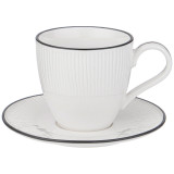 Чайная пара " TRADITIONS" 220 мл (мал.уп.=4наб./кор=32наб.) BRONCO 441-003