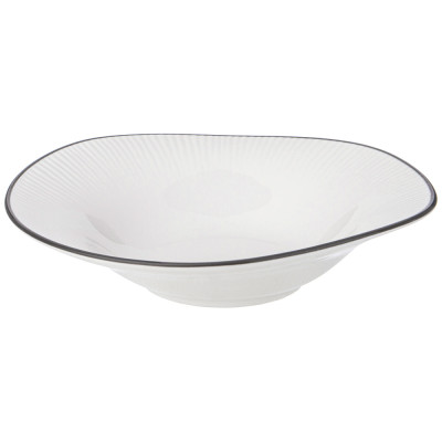 Тарелка суповая " TRADITIONS" 21, 5 см 500 мл (мал.уп.=4шт./кор=24шт.) BRONCO 441-006