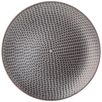 Тарелка закусочная "GRAPHITE" 20,5 см (кор=24шт,) BRONCO 445-121