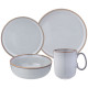 Набор посуды обеденный "MODERN SAND" на 4 пер. 16 пр. (кор=1наб.) BRONCO 445-142