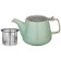 Чайник с металл.ситом и крышкой "LUSTER" 1200мл, 23,5*11*12,5см, зеленый (кор=12шт.) BRONCO 470-384