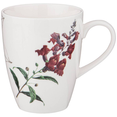 Набор из 4 кружек "MEADOW" на деревянной подставке 300 мл (кор=12наб.) BRONCO 474-131-2