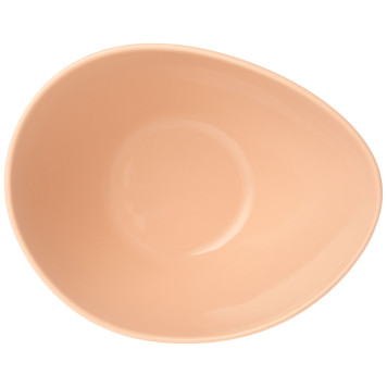 Салатник "MEADOW" 23,5*18,5*12,5 см 1500 мл пудровый (кор=8шт.) BRONCO 474-168-1