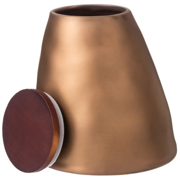 Банка для сыпучих "BRONZE" 14,5*14 см 1300 мл (кор=16шт.) BRONCO 474-185-1