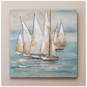 Картина " ПАРУСНИКИ" 80х80х3 см BRONCO 534-216