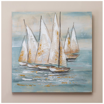 Картина " ПАРУСНИКИ" 80х80х3 см BRONCO 534-216