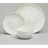 Набор обеденный "DAILY" на 4 персоны 12 предметов горчичный BRONCO 576-1006