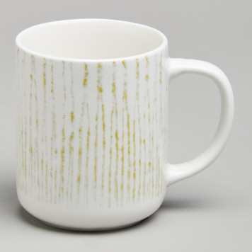 Набор кружек "DAILY" 4 шт. 350 мл горчичный BRONCO 576-1007-1