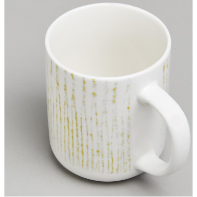 Набор кружек "DAILY" 4 шт. 350 мл горчичный BRONCO 576-1007-3