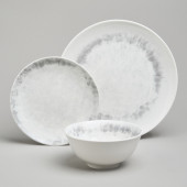 Набор обеденный "DAILY" на 4 персоны 12 предметов серый BRONCO 576-1008