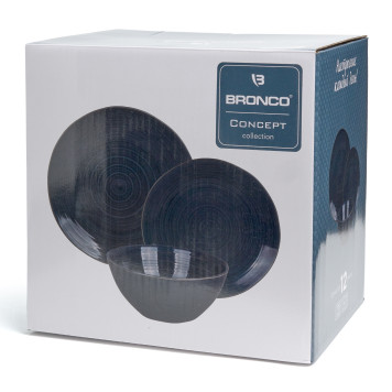 Набор обеденный "CONCEPT" на 4пер. 12 пр. синий BRONCO 576-1010-2