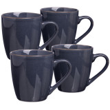 Набор кружек "CONCEPT" 4 шт. 355 мл синий BRONCO 576-1012