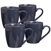 Набор кружек "CONCEPT" 4 шт. 355 мл синий BRONCO 576-1012