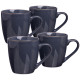 Набор кружек "CONCEPT" 4 шт. 355 мл синий BRONCO 576-1012