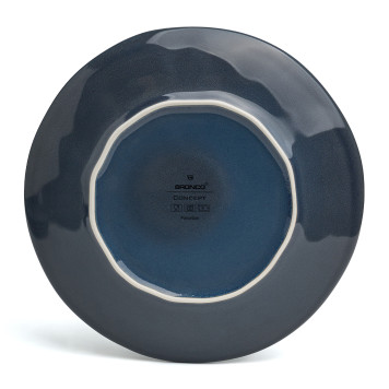 Набор тарелок закусочных "CONCEPT" 4 шт. 22 см синий BRONCO 576-1013-4