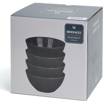 Набор салатников "CONCEPT" диаметр= 15,5 см 4 шт. синий BRONCO 576-1014-2