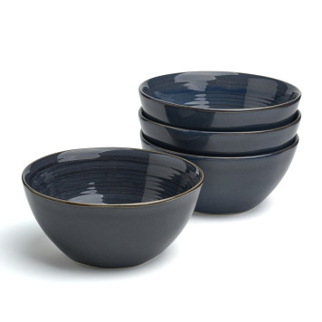 Набор салатников "CONCEPT" диаметр= 15,5 см 4 шт. синий BRONCO 576-1014