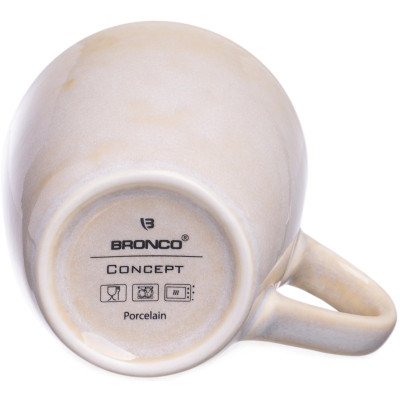 Набор кружек "CONCEPT" 4 шт. 355 мл бежевый BRONCO 576-1017-3