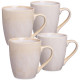 Набор кружек "CONCEPT" 4 шт. 355 мл бежевый BRONCO 576-1017
