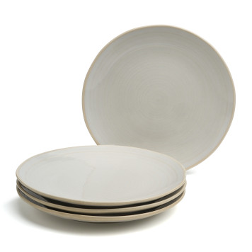 Набор тарелок закусочных "CONCEPT" 4 шт. 22 см бежевый BRONCO 576-1018