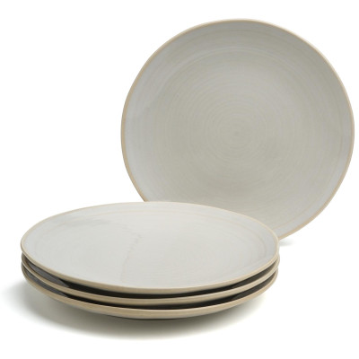 Набор тарелок закусочных "CONCEPT" 4 шт. 22 см бежевый BRONCO 576-1018
