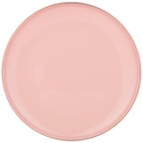 Тарелка обеденная " SOLO" 26, 5 см пудровая (мал.уп.=4шт./кор=24шт.) BRONCO 577-149