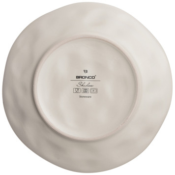 Набор посуды обеденный "SHADOW" на 4 пер. 16 пр. бежевый (кор=2наб.) BRONCO 577-179-2