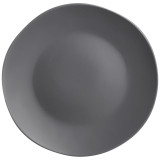 Тарелка обеденная " SHADOW" 26, 5 см серая (мал.уп.=4шт./кор=24шт.) BRONCO 577-185
